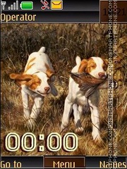 Скриншот темы Dogs swf