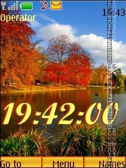 Скриншот темы Pictures of Autumn3 swf