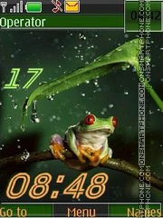 Frog SWF es el tema de pantalla