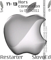 Скриншот темы Gray apple