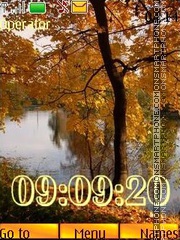 Autumn Gold 12 pict swf tema screenshot