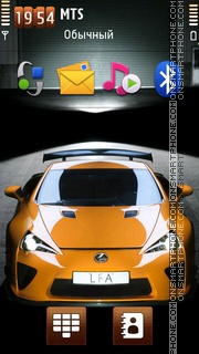 Lexus Lfa 02 tema screenshot