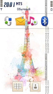 Paris 14 tema screenshot