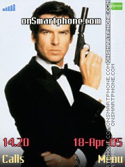 Скриншот темы James Bond