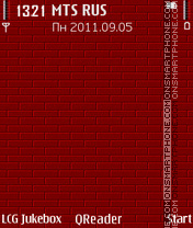 Red theme screenshot