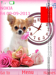 Pink Dog tema screenshot