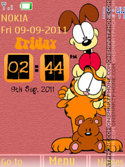 Garfield With Odie theme screenshot