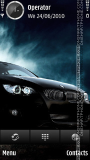 Bmw dark es el tema de pantalla