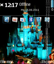 Castle In Disney Worlds Magic Kingdom theme screenshot