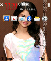 Selena Gomez 03 theme screenshot