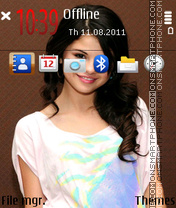 Selena Gomez 03 es el tema de pantalla