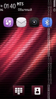 Abstraction Icons tema screenshot