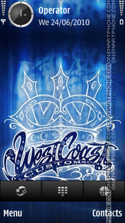 West coast es el tema de pantalla