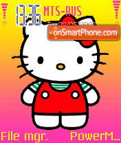 Hello Kitty theme screenshot