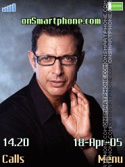 Capture d'écran Jeff Goldblum thème