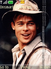 Brad Pitt 05 tema screenshot