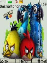 Скриншот темы Angry Birds 08