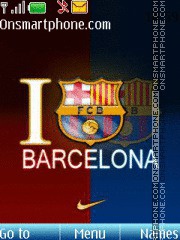 I Love Barcelona tema screenshot