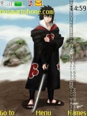 Sasuke Akatsuki tema screenshot