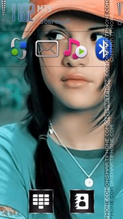 Selena Gomez 04 theme screenshot