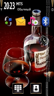 Скриншот темы Hennessy - Little Drink