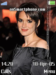 Скриншот темы Winona Ryder I.