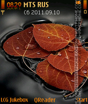 Leaves tema screenshot