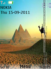 Egypt-Pyramid theme screenshot