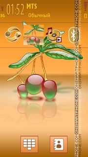 Crystal Mango theme screenshot