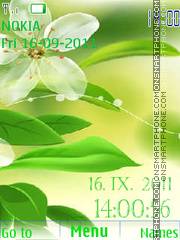 Flower tema screenshot