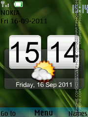 Htc Clock 02 theme screenshot