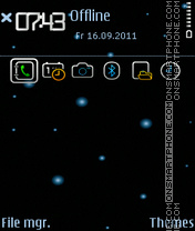 At Night 01 tema screenshot