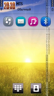 Sunset_Colours Theme-Screenshot