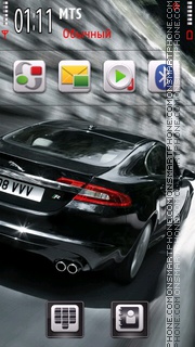 Jaguar Icon tema screenshot