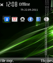 Green Aerials V2 By Xavier theme screenshot