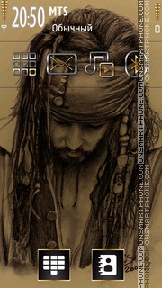 Jack Sparrow 12 theme screenshot