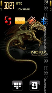 Nokia Dragon 01 tema screenshot