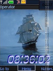 Maritime walk swf theme screenshot
