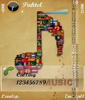 Music Make Me Crazy tema screenshot