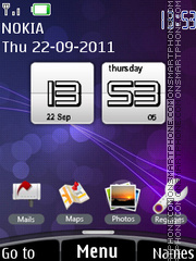 Htc Sense Clock theme screenshot
