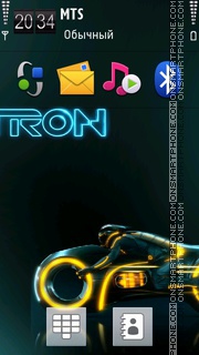 Tron 5th tema screenshot