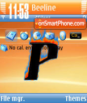 Orange Revisited 3 tema screenshot