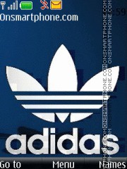 Capture d'écran Adidas Blue thème