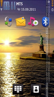 Statue of Liberty 01 tema screenshot