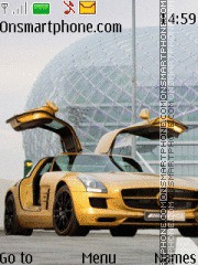 Mercedes Sls Amg 02 es el tema de pantalla