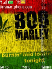 Bob Marley 12 theme screenshot