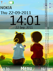 Iphone Love theme screenshot