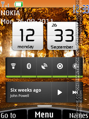 Xperia Android tema screenshot