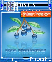 Blue 01 tema screenshot