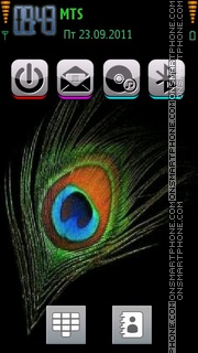 Peacock 04 tema screenshot